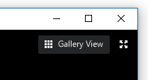 Gallery View button